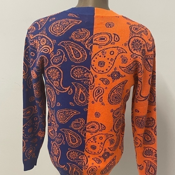 Lavane cardigan sweater paisley button front modern fit - Picture 3 of 3